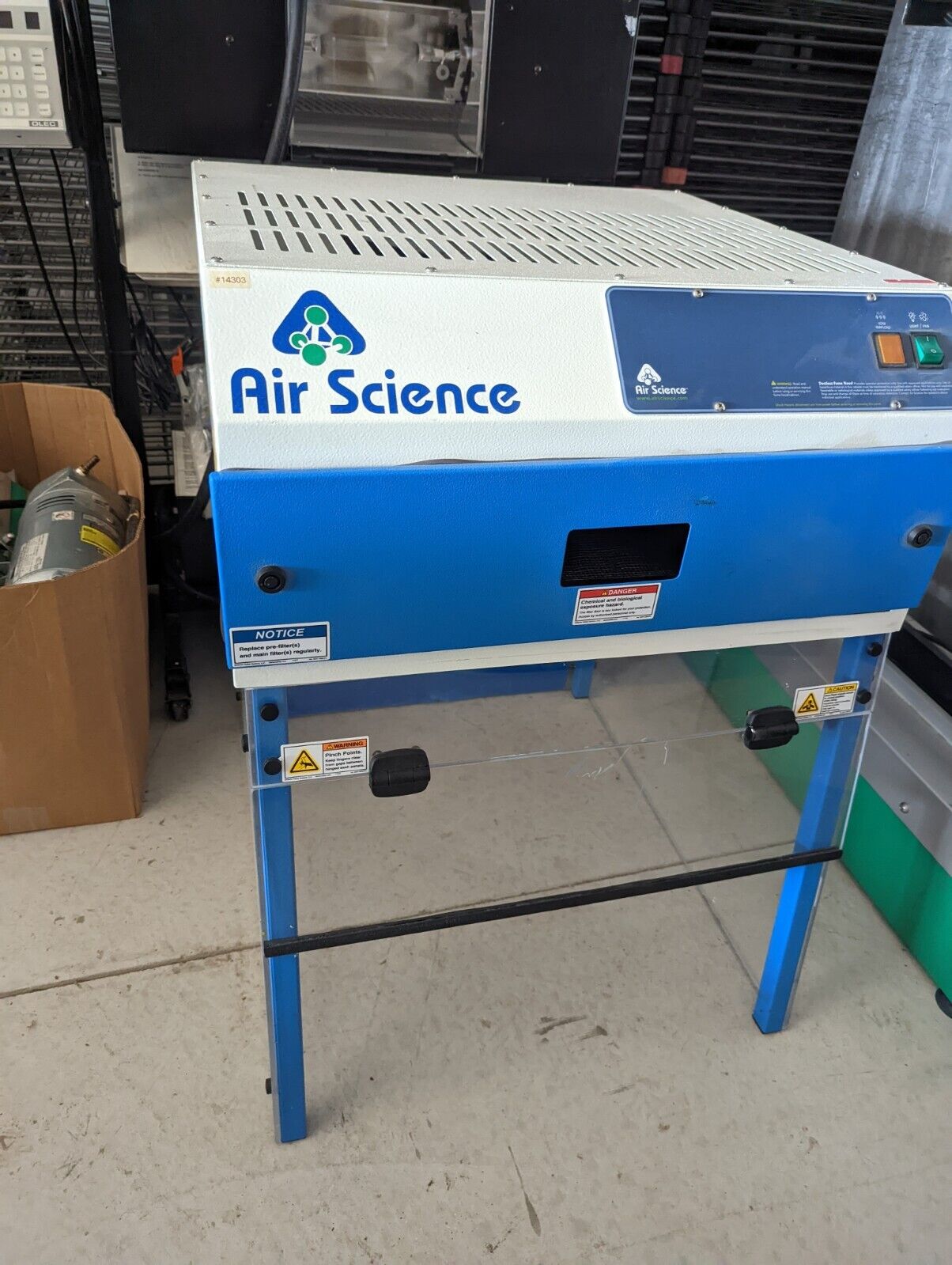 Air Science Ductless FUME HOOD Model P5-24 Table Top Pureair 24” 120VAC 60HZ 10A