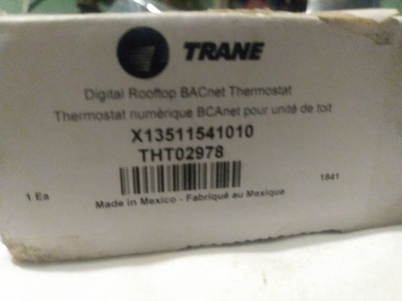 TRANE DIGITAL ROOFTOP BACNET THERMOSTAT-X13511541010-THT02978