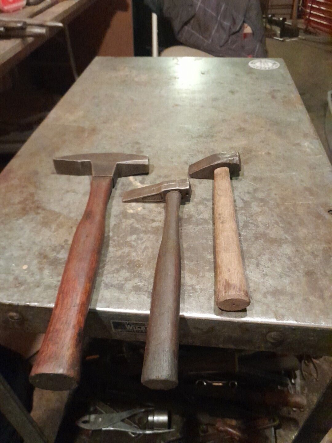 Vintage Lot Of Blacksmith Chipping Hammers