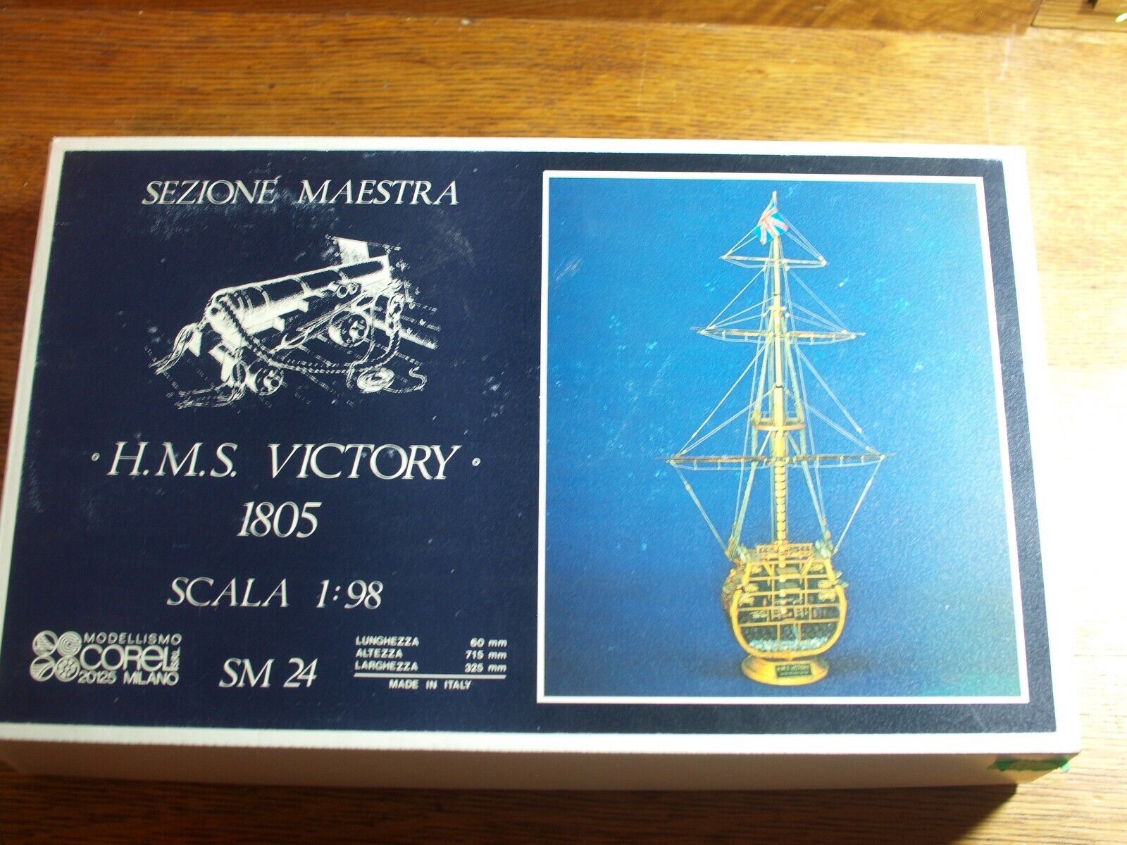 Model Kit Corel Sezione Maestra 1/98 Scale HMS Victory 1805 SM 24 Boxed Complete