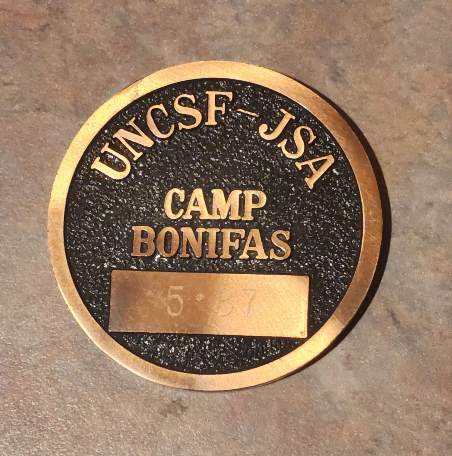 UNCSF-JSA Camp Bonifas PAN MUN JOM Korea DMZ 1.5-inch Challenge Coin