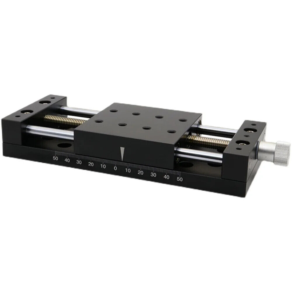 X - Axis 80A-DB60 Manual Linear Stage Translation Displacement Platform 80x60mm