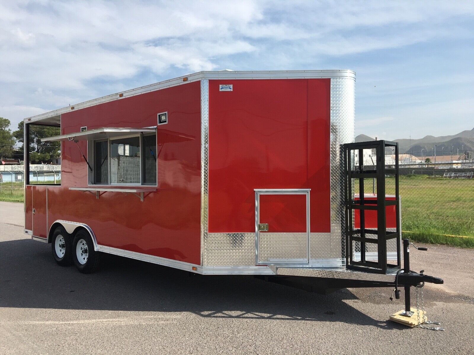 NEW 8.5 X 16 FOOD TRAILER-TRUCK 5\' PORCH  RESTAURANT CATERING BBQ