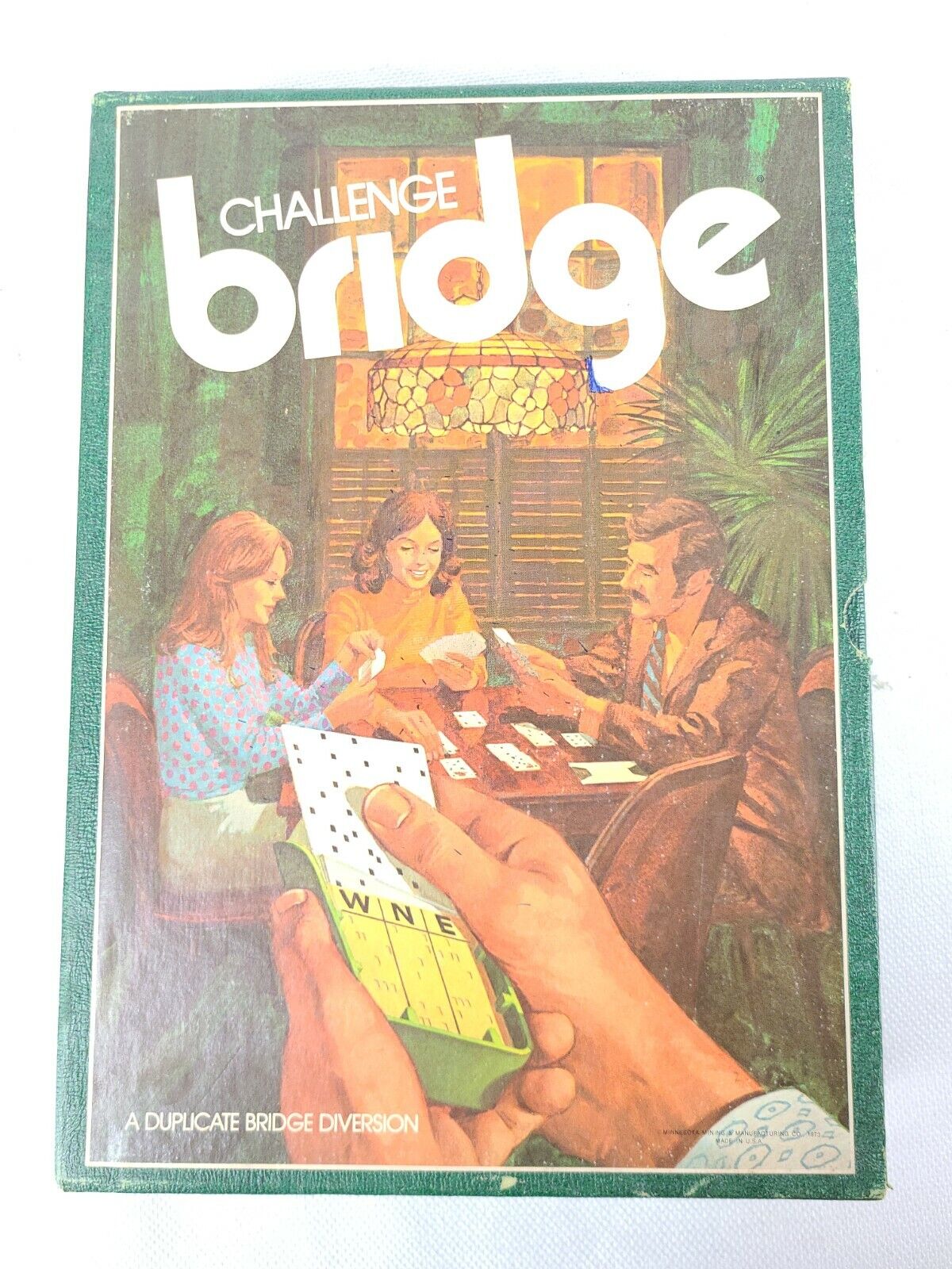 Vintage Challenge Bridge - A Duplicate Bridge Diversion by 3M Board Game 1973