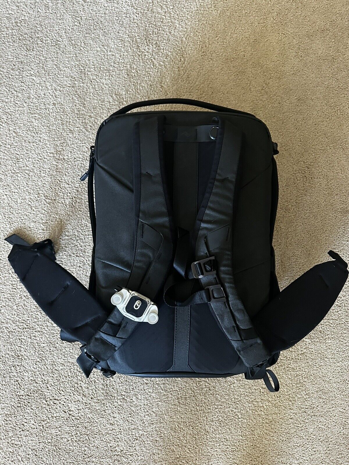 Peak Design Everyday Backpack V2 30L - Black + Hip Belt & Capture Clip Silver