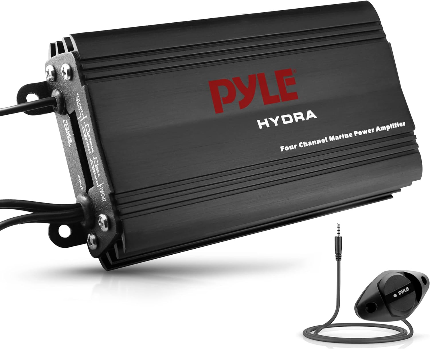 Pyle Hydra Marine Amplifier - Upgraded Elite Series 800 Watt 4 Channel