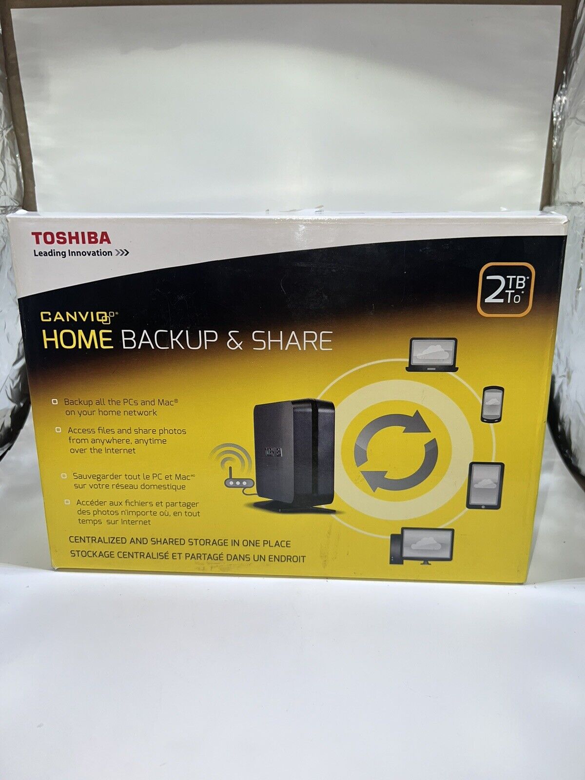 Toshiba Canvio Home 2TB Desktop External Hard Drive TESTED BARLEY USED