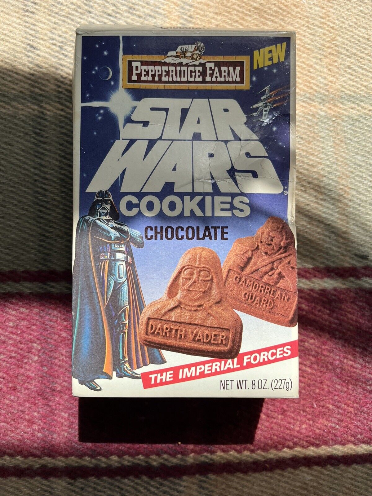 1983 STAR WARS Pepperidge Farm Chocolate Cookies With Unopened Package.