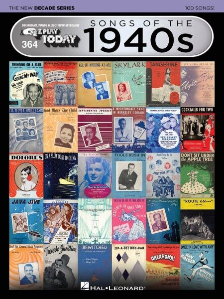 Songs of the 1940s The New Decade Series Sheet Music E-Z Play Book 000159570