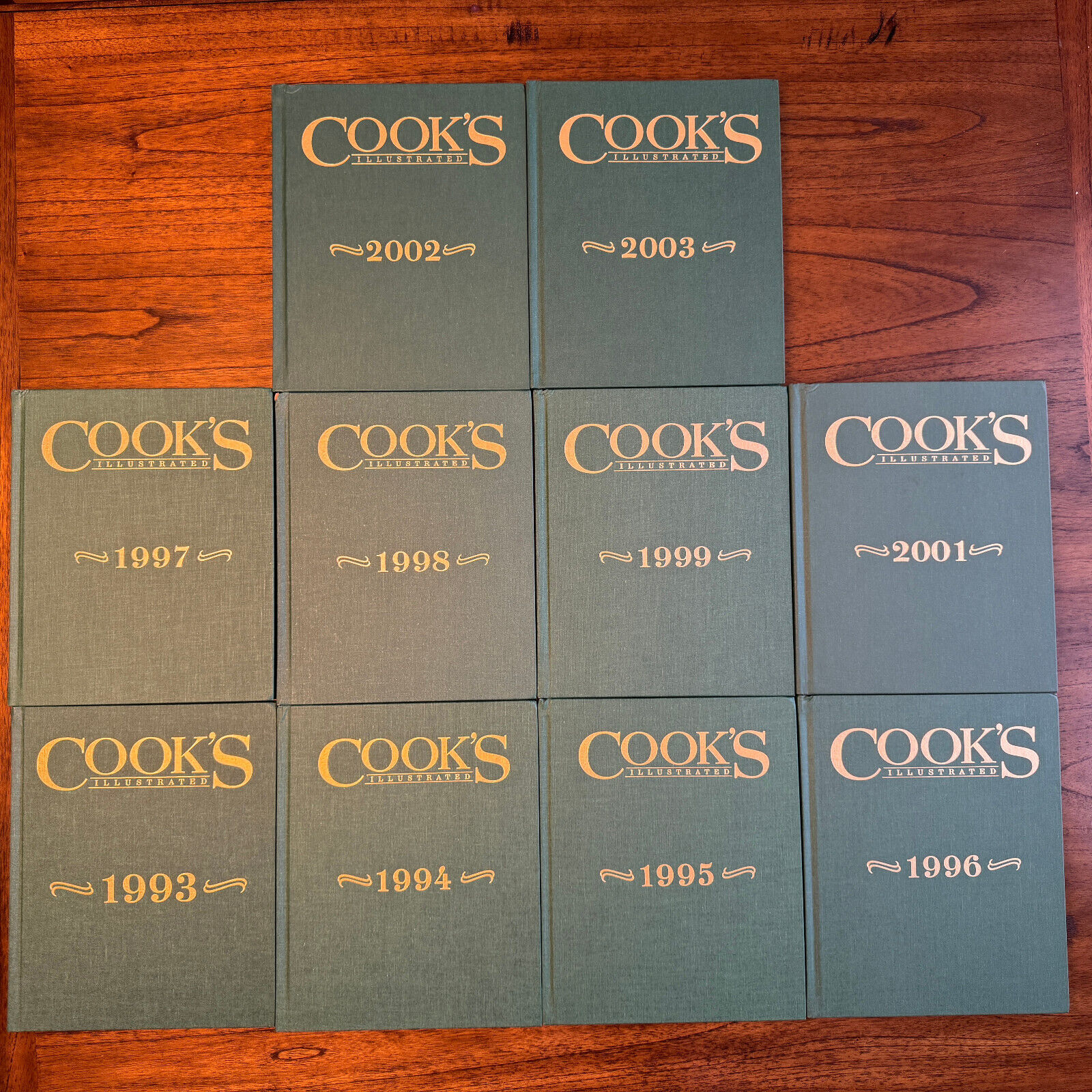 Cook\'s Illustrated Annual Book Set Years 1993 to 2003 10 books