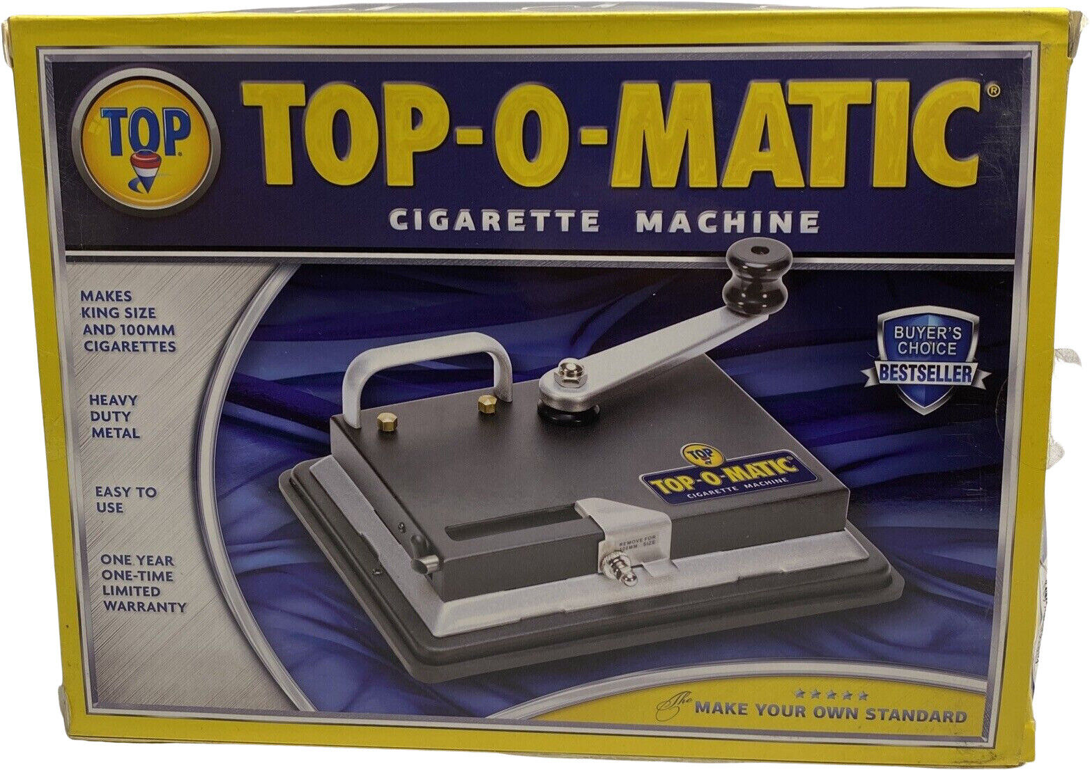 New Top-O-Matic Cigarette Rolling Machine