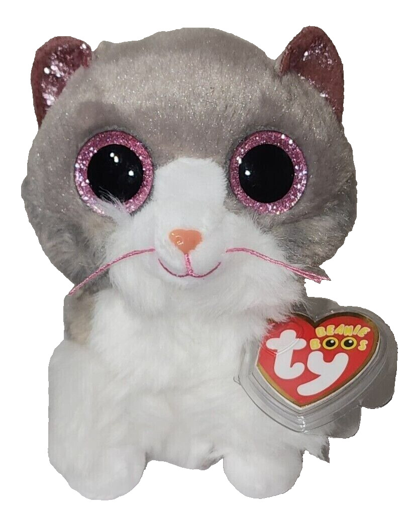 Ty Beanie Boos - ASHER the Cat (NO HORN VERSON)(6 Inch) NEW MWMT\'s Plush Toy