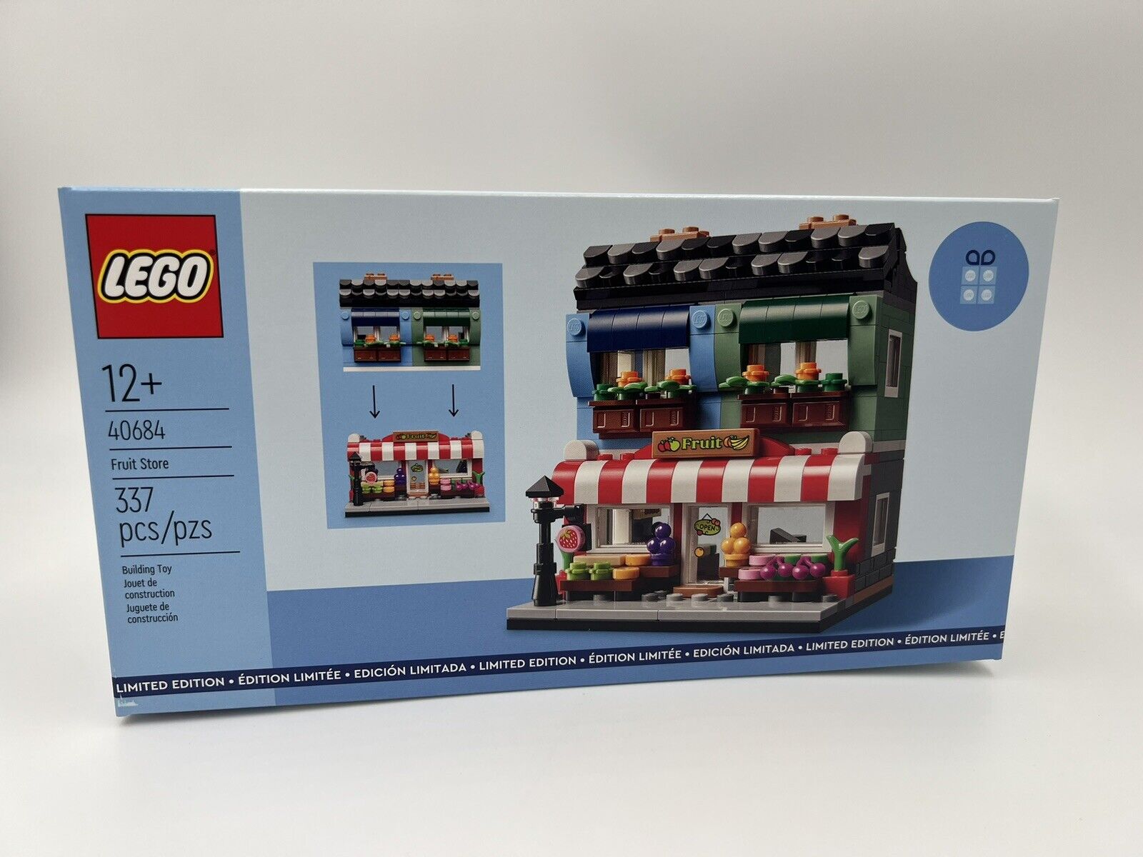 Lego Limited Edition Fruit Store Set # 40684 Factory Sealed Quick Ship