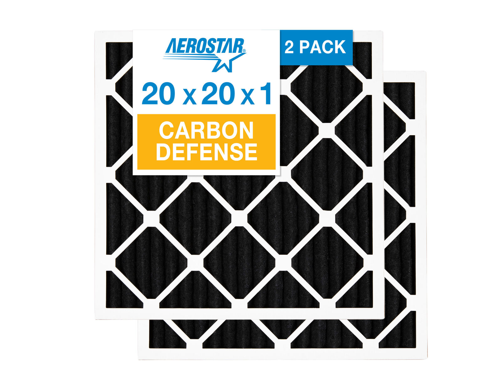 20 x 20 x 1 MERV 7 Odor Pleated Air Filter (2 Pack)
