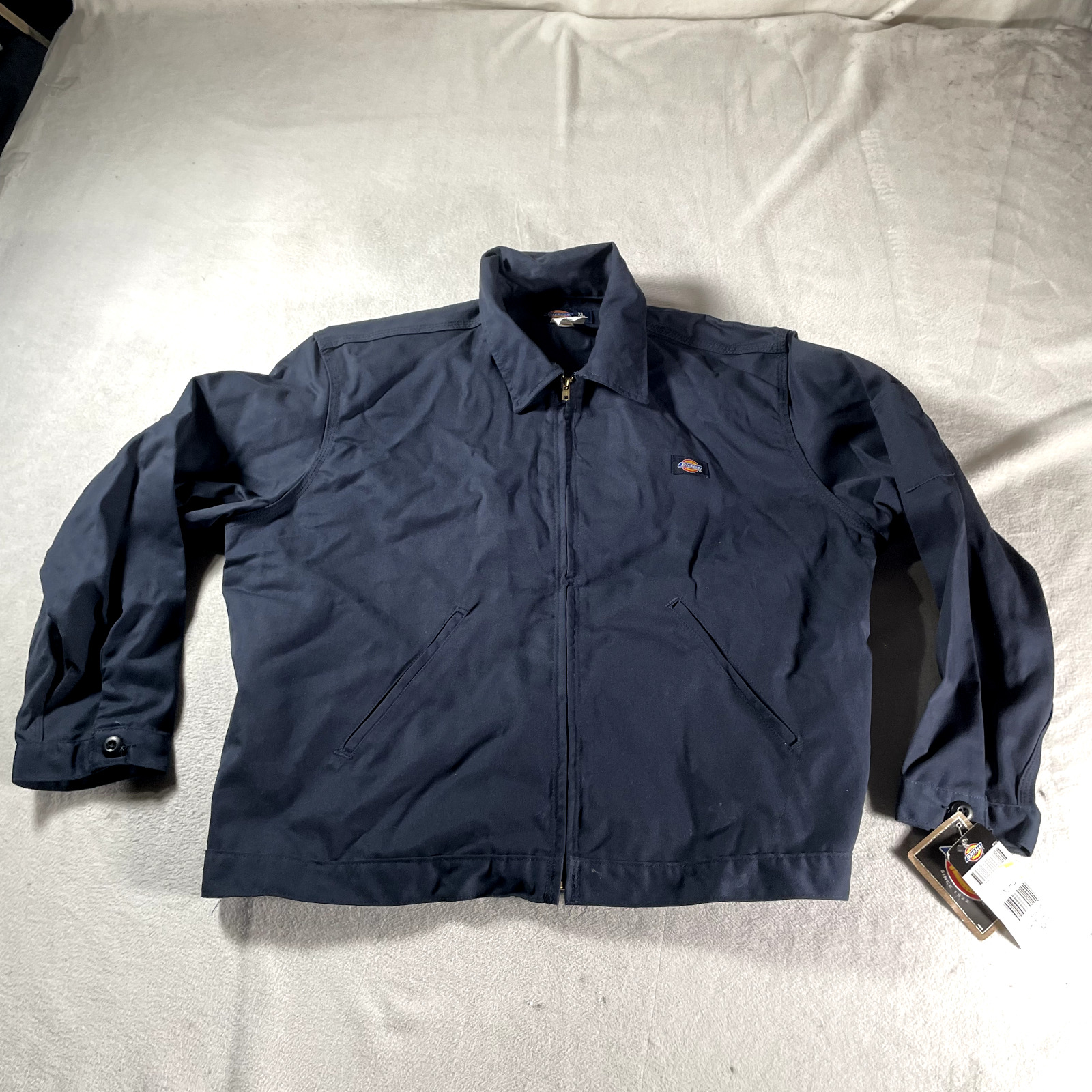 Vintage Dickies Jacket Extra Large Blue Canvas Workwear Eisenhower Bomber 90s