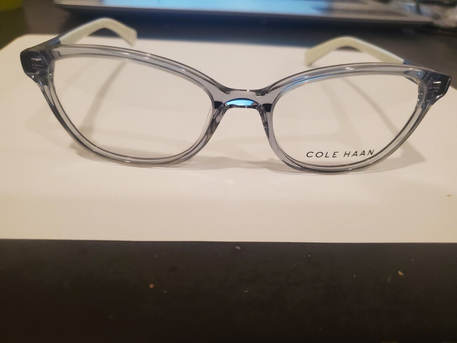NEW COLE HAAN CH5018 400 Crystal Blue 51.17.135 B32MM Women’s Eyeglasses PERFECT
