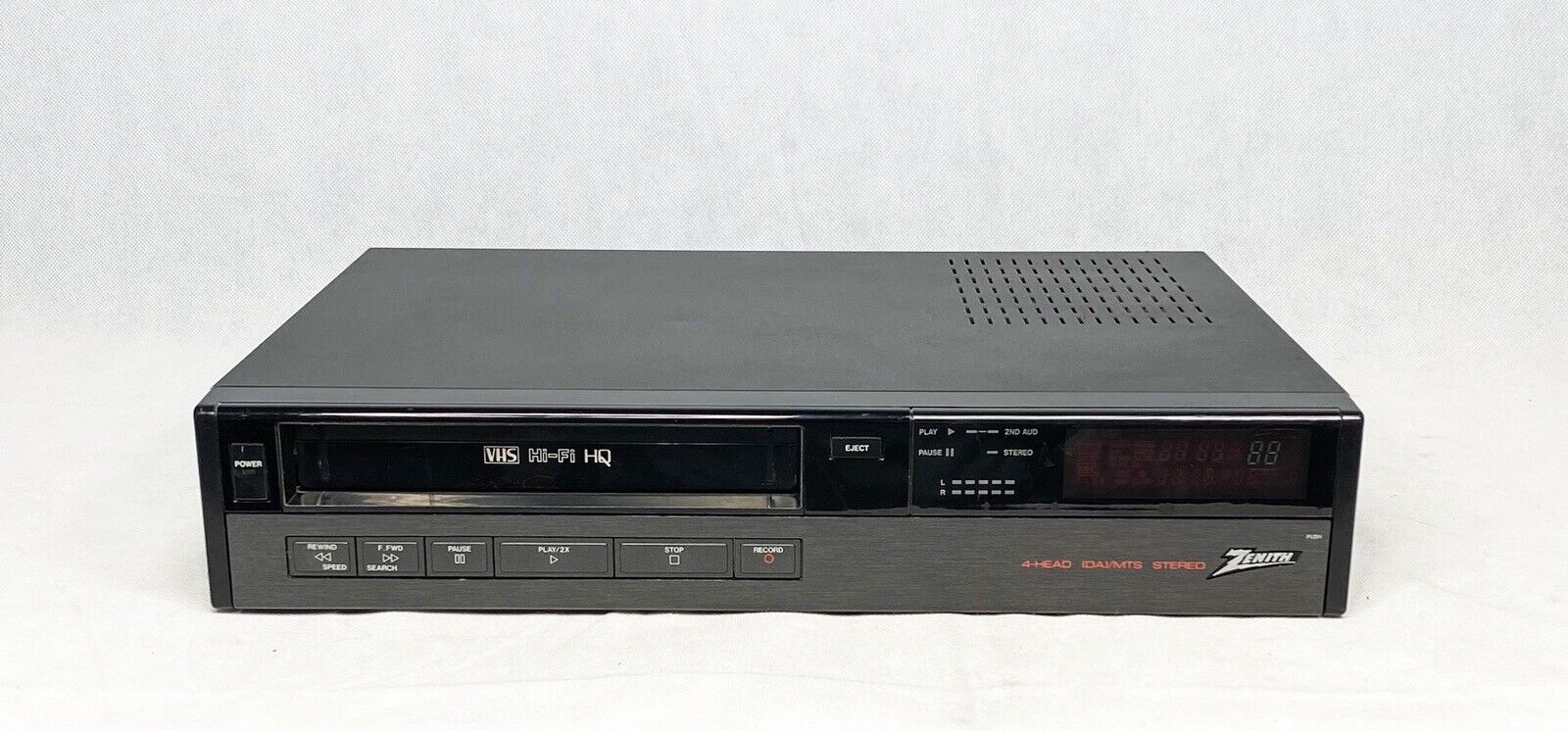 VINTAGE ZENITH VRE510HF VCR RECORDER Hi-Fi 4-HEAD (DA)/MTS STEREO JAPAN TESTED