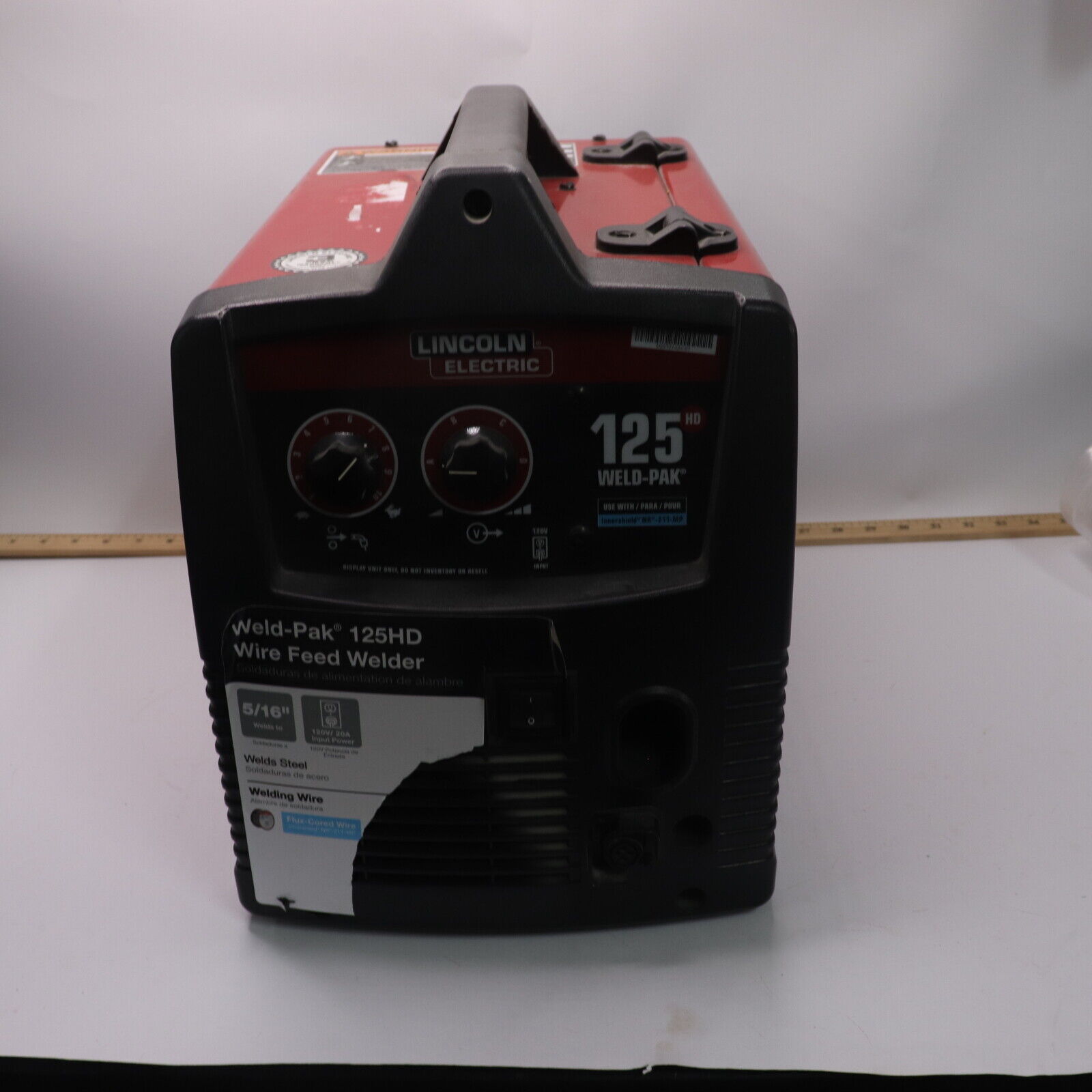 Lincoln Electric Weld-Pak Flux-Core Wire Feed Welder No Gas 125A 115V 460156