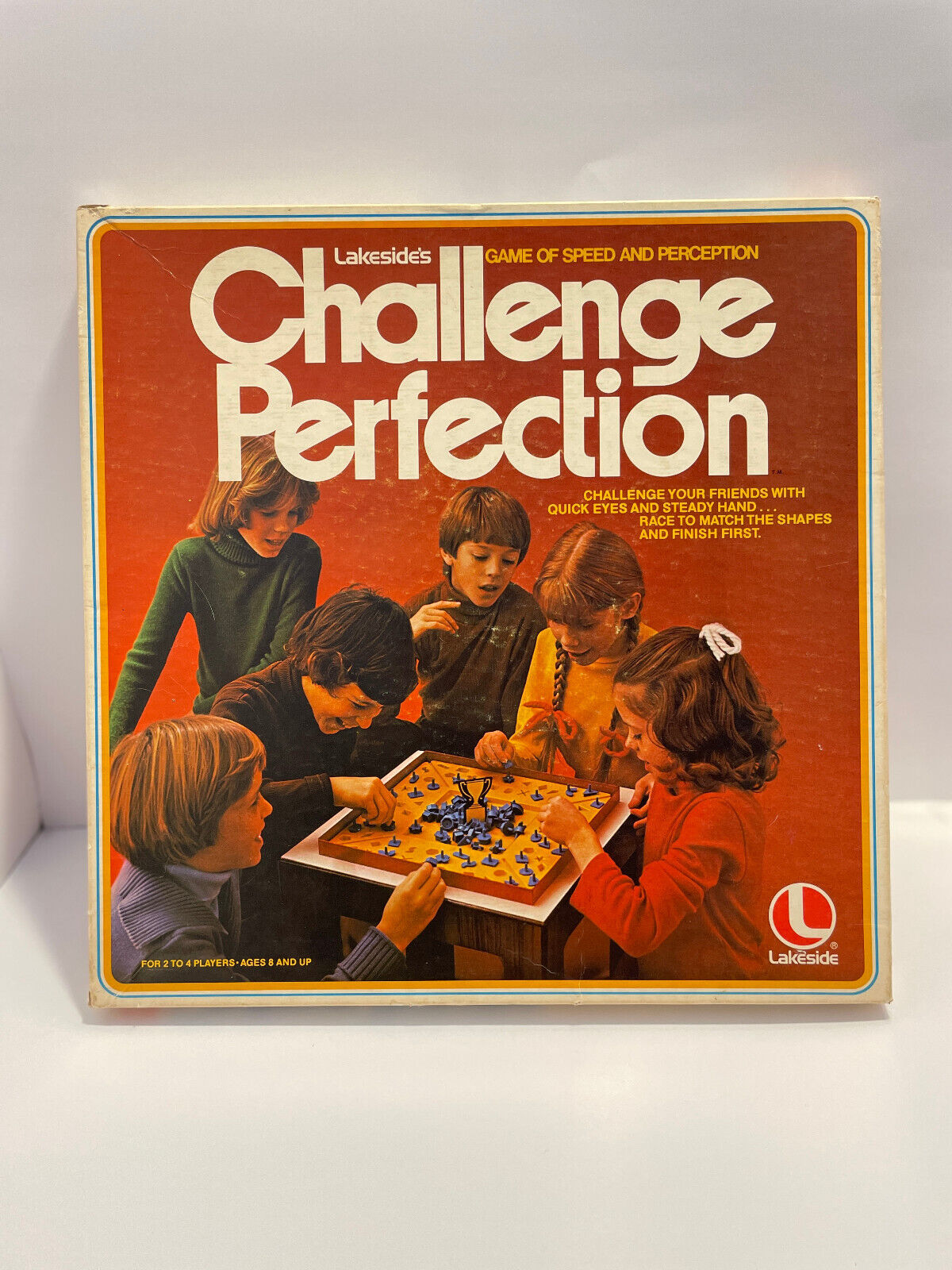 VINTAGE 1978 Challenge Perfection Game by Lakeside - ALL PIECES INCLUDED