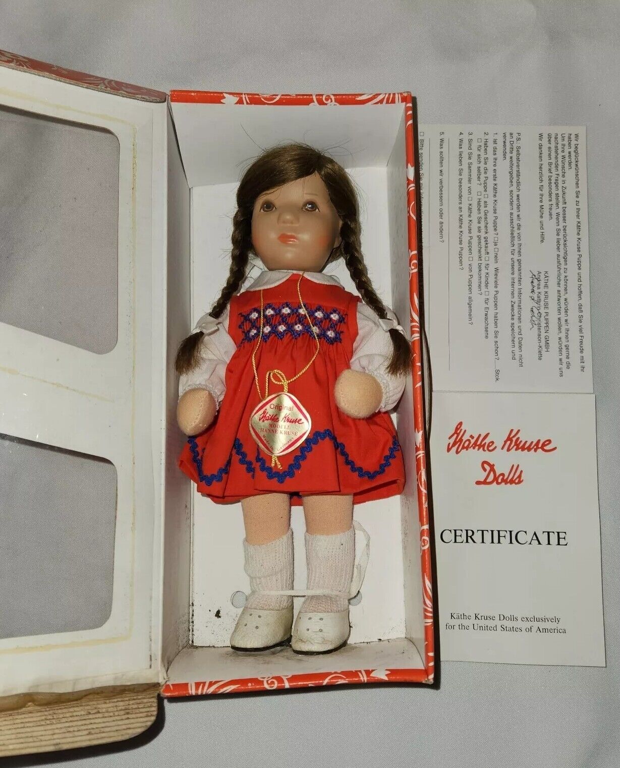  Vintage Kathe Kruse Doll Ursula 10\