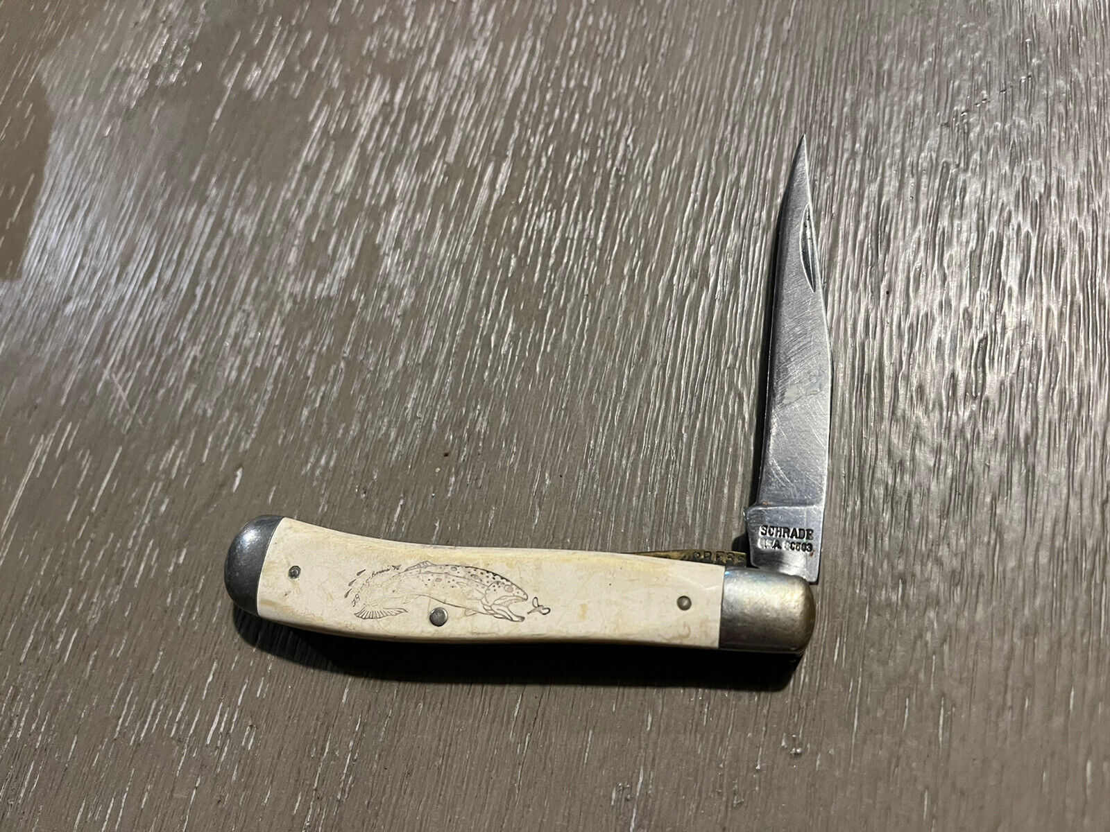 Vintage Schrade Fishing Pocket Knife