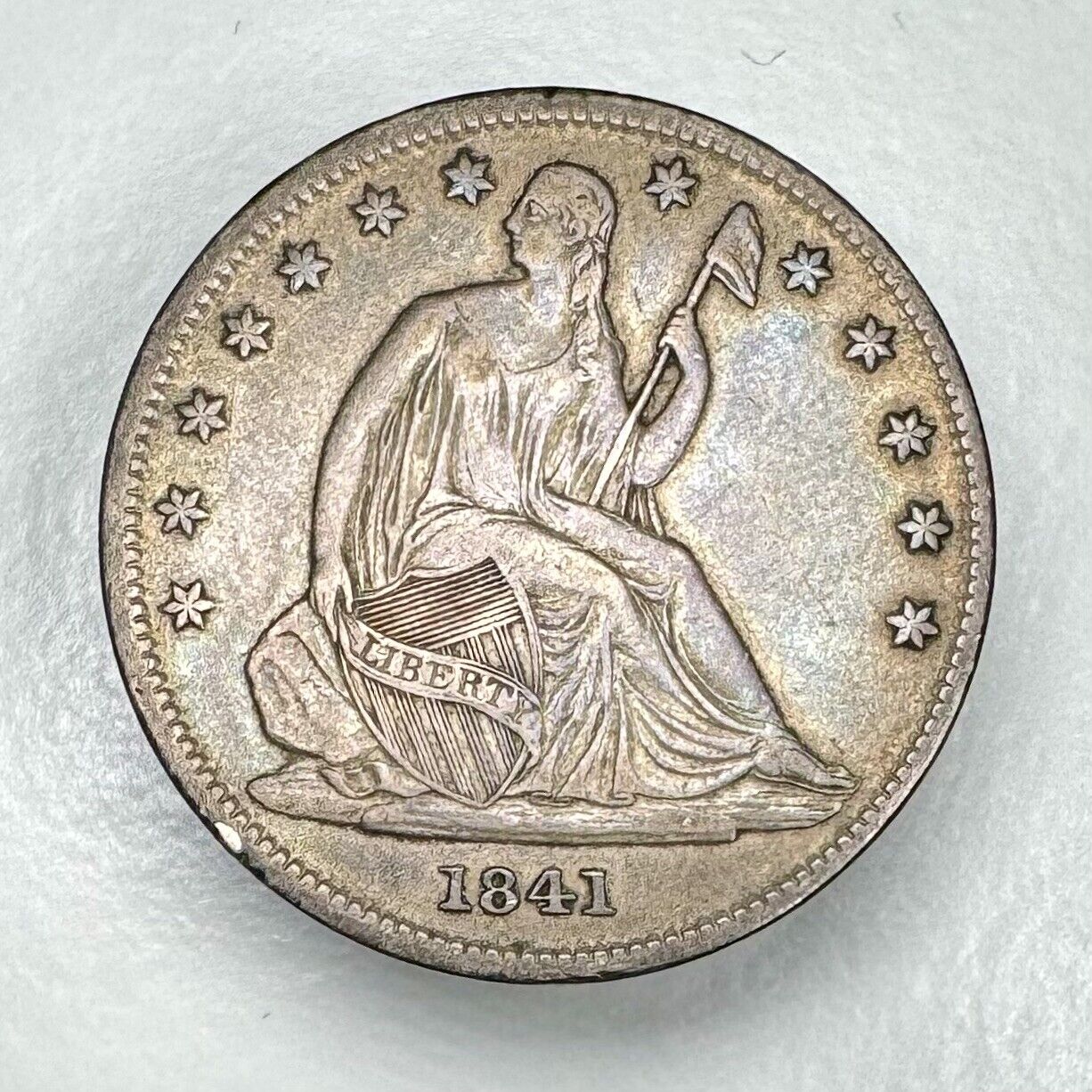 1841-O Seated Liberty Half Dollar XF+ Condition SCARCE DATE PHENOMENAL COIN