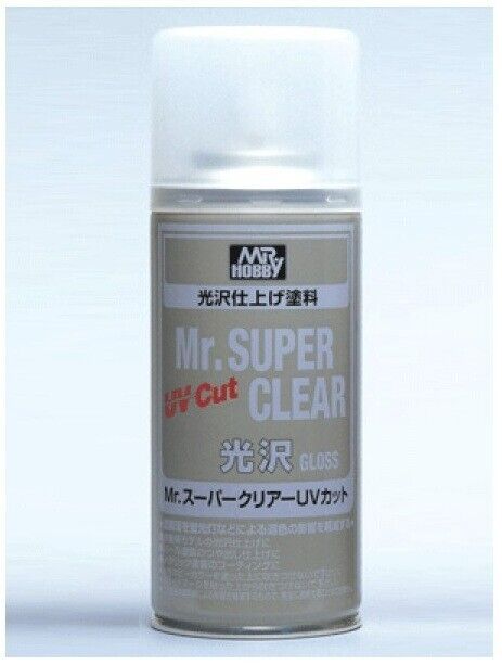 Mr. Hobby Mr Super Clear Gloss UV Cut 170ml B522 B-522 Model Kit Top Coat Finish