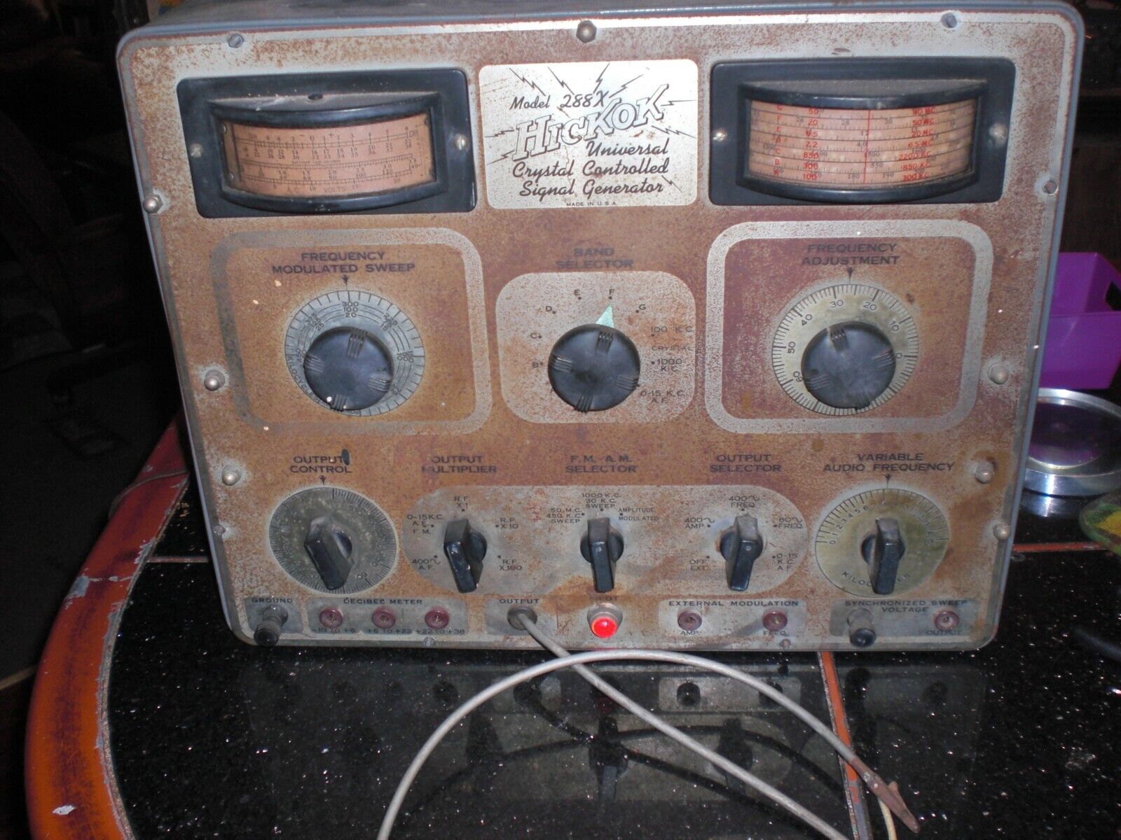 Hickok Model 288X Universal Crystal Controlled Signal Generator ESTATE FIND