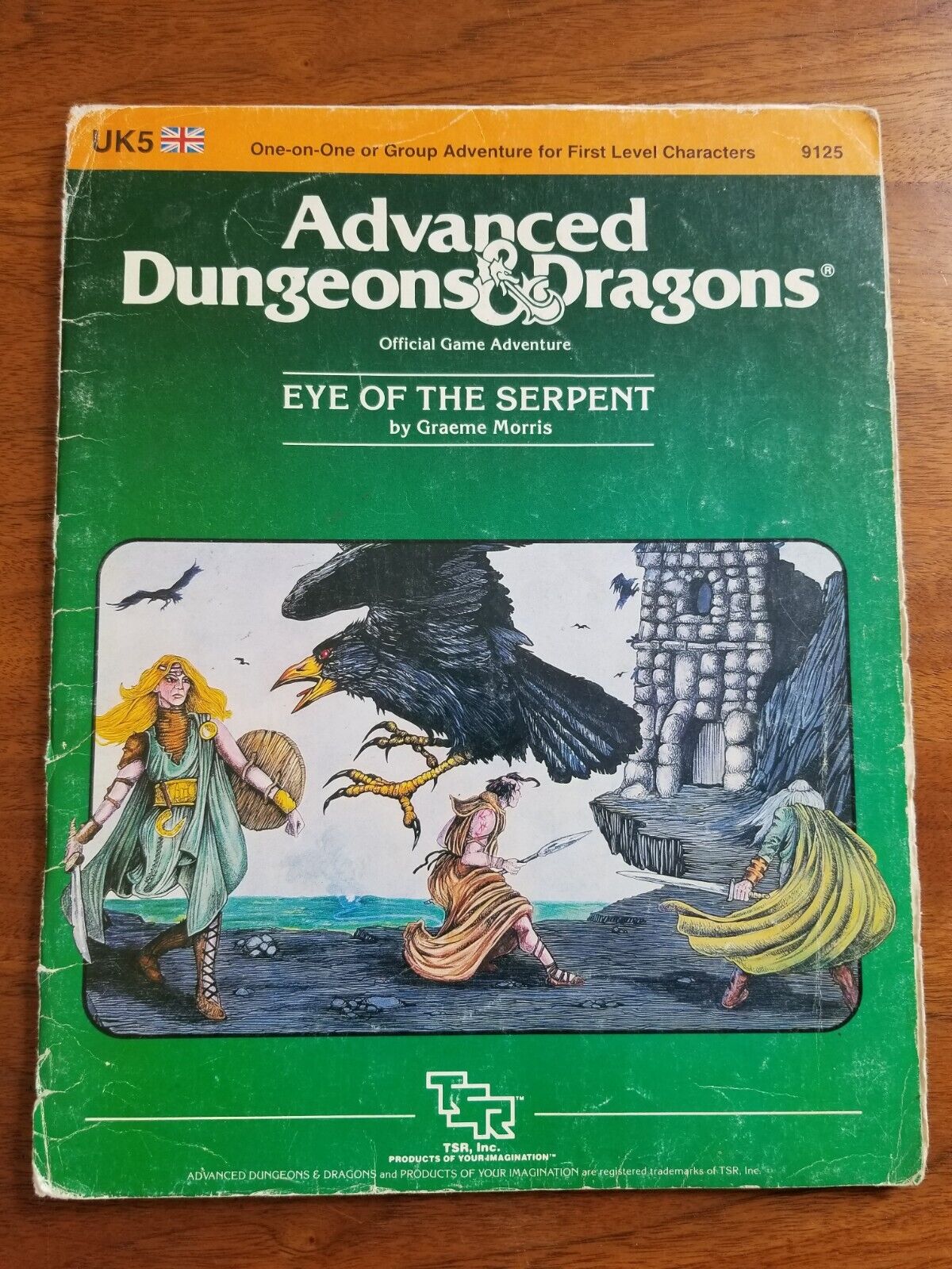AD&D Eye of the Serpent UK5 - AD&D 1st Edition Beginner Module TSR 9125