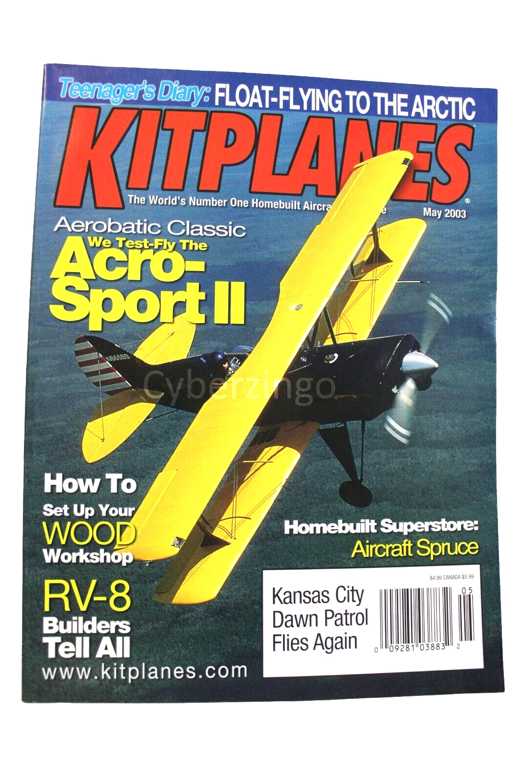 Kitplanes May 2003 Vol 20 No 5 Vintage Magazine