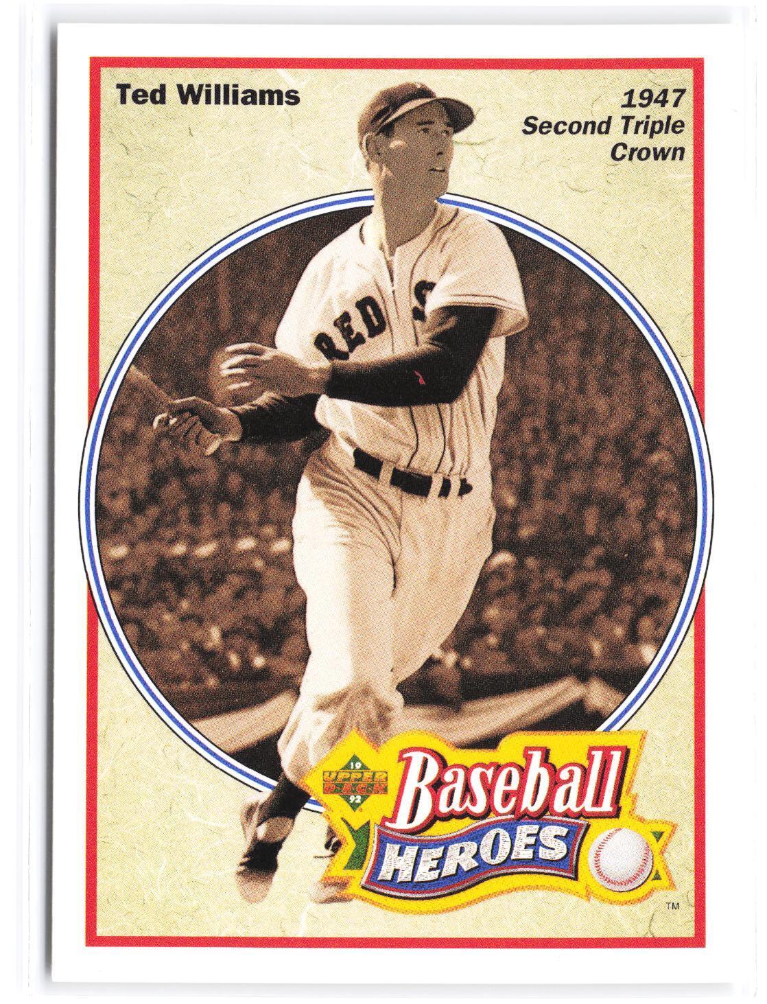 1992 Upper Deck #32 Ted Williams Baseball Heroes: Ted Williams