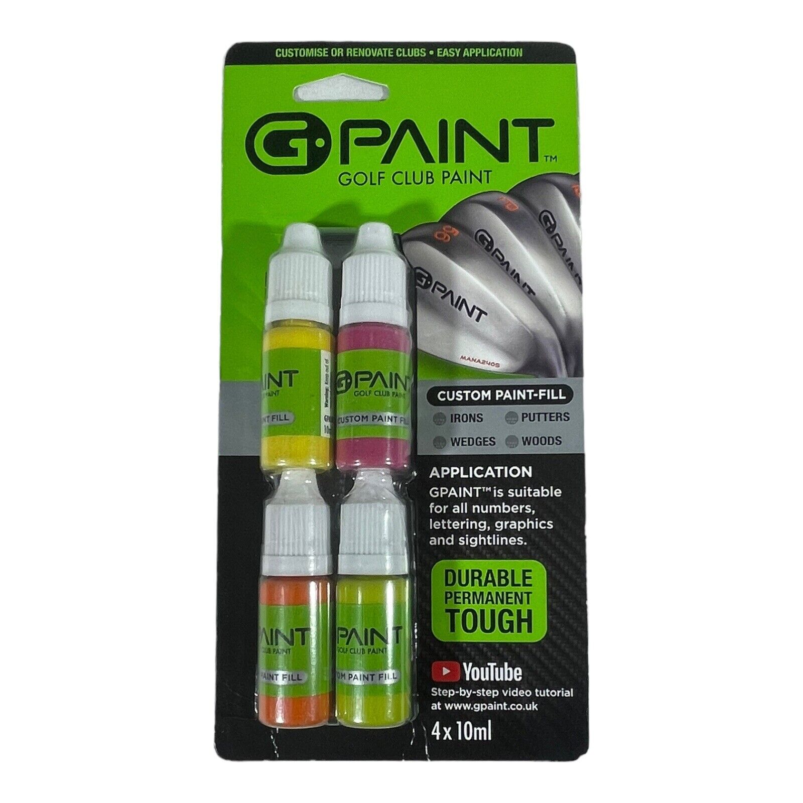 G-Paint Golf Club Paint - Touch Up - Fill In - Customize Clubs SLIGHTLY TEAR NIB