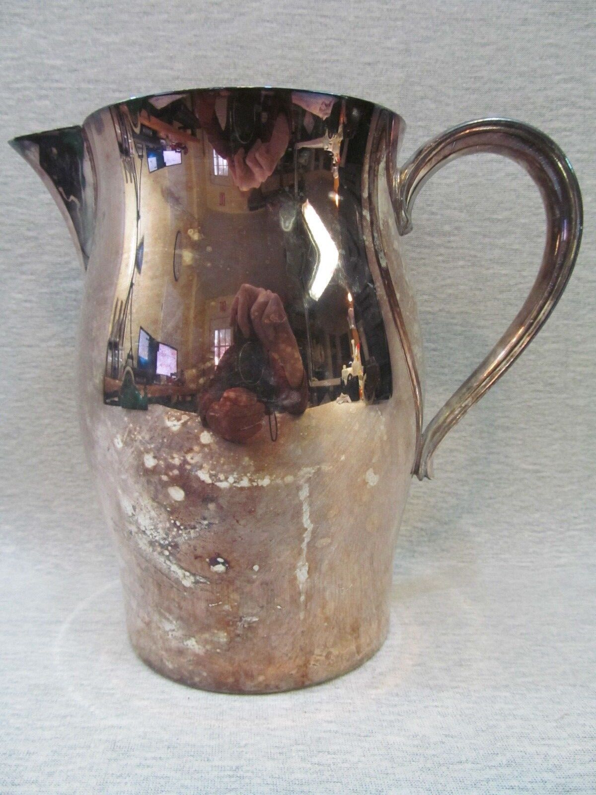 Vintage Silver Plated Paul Revere Reproduction Water Beverage Pitcher 7½\