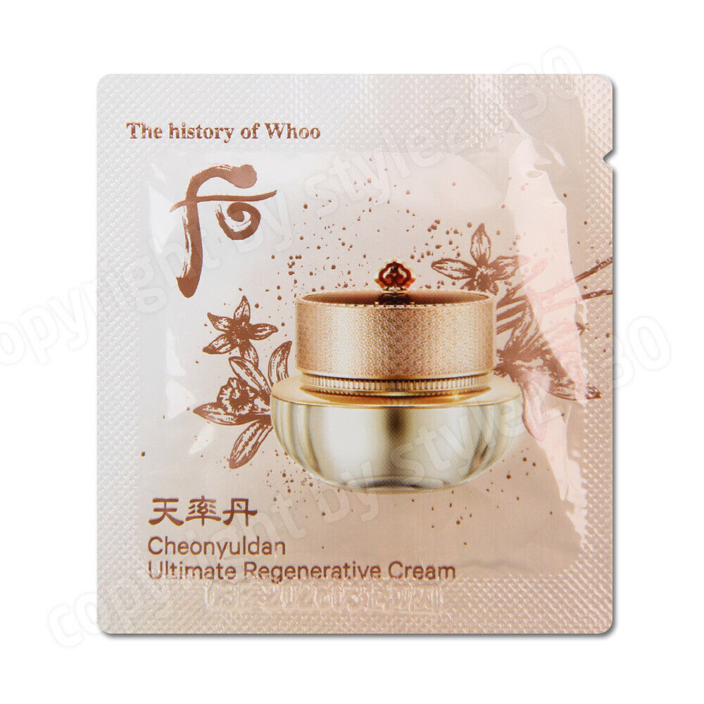 The history of Whoo Cheonyuldan Ultimate Regenerative Essence, Cream, Eye Cream