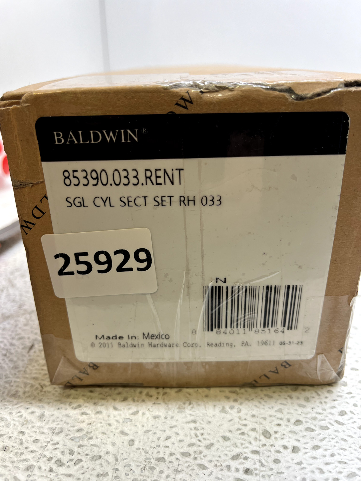 Baldwin Minneapolis Sectional Handleset w/ 5162 Lever Vintage 85390.033.RENT