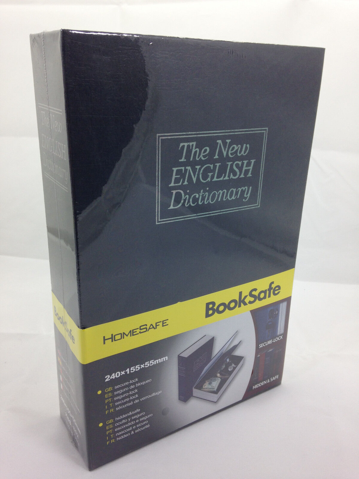 Dictionary Book Safe Diversion Secret Hidden Security Stash Booksafe Lock & Key