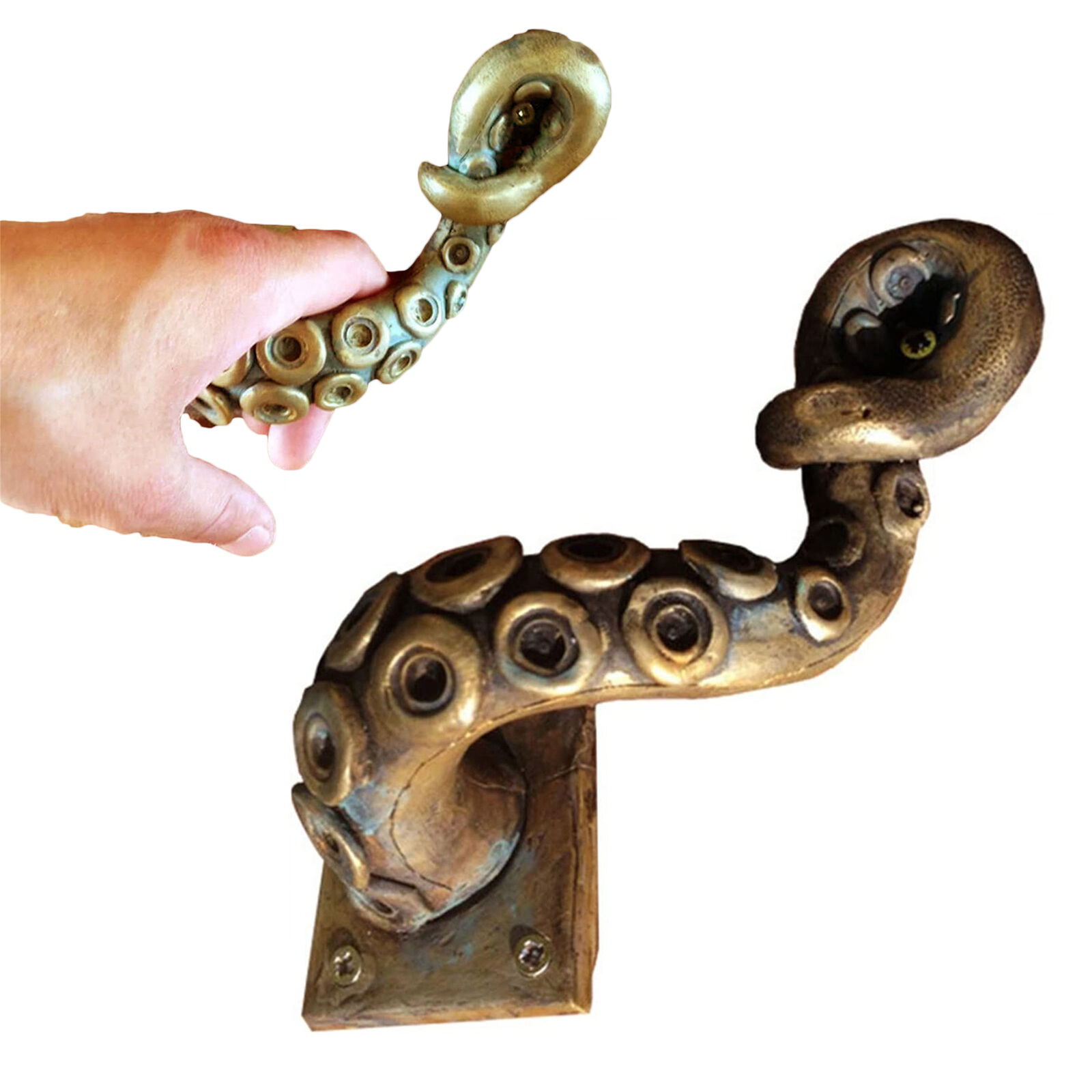 Reality Vintage Octopus Door Knobs Handles Retro Classic Steampunk Door Handle