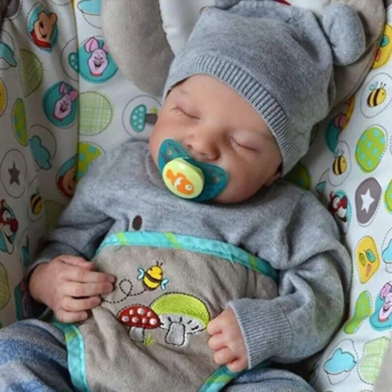 Sleeping Newborn 18inLifelike Reborn Baby Boy USA SELLER Fast Shipping
