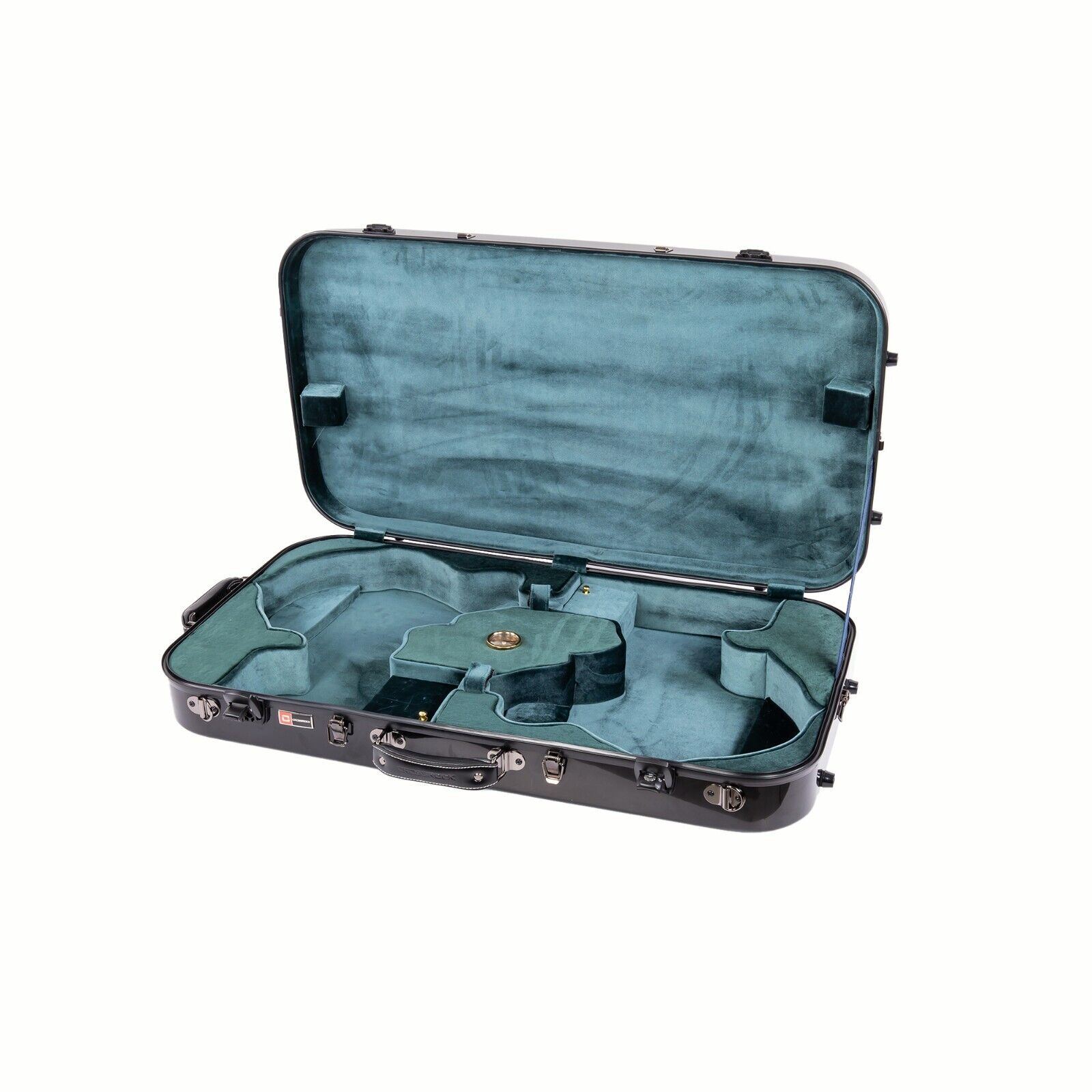 Crossrock Double Mandolins Hard Case fits Two A-A,F-F, A-F style Mandolins