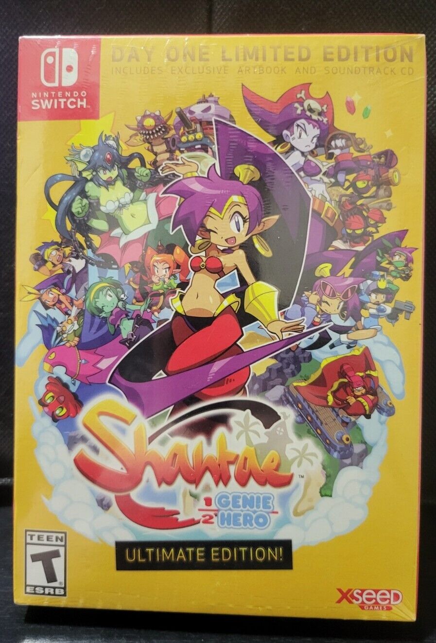 Shantae: Half-Genie Hero Ultimate Edition Day One Edition (Switch, 2018) Sealed