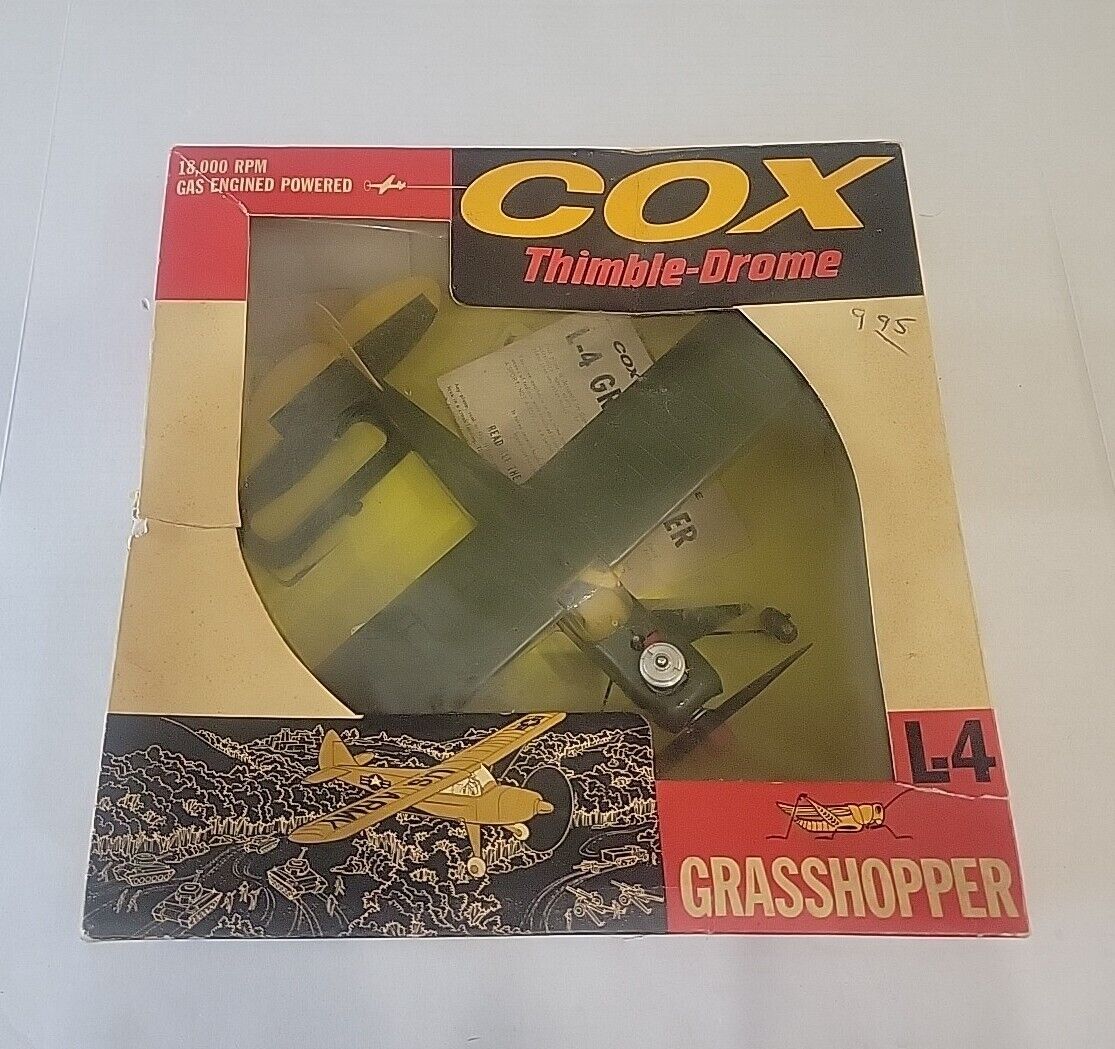 Cox L-4 Grasshopper Thimble Drome Vintage Flying Plane