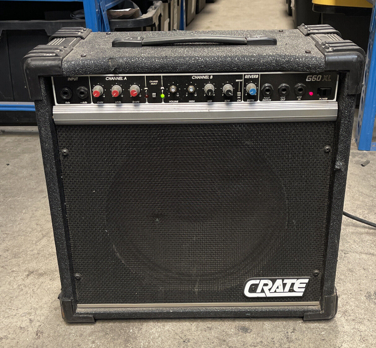 Crate G60XL Solid State Guitar Amp 50 Watts Tested