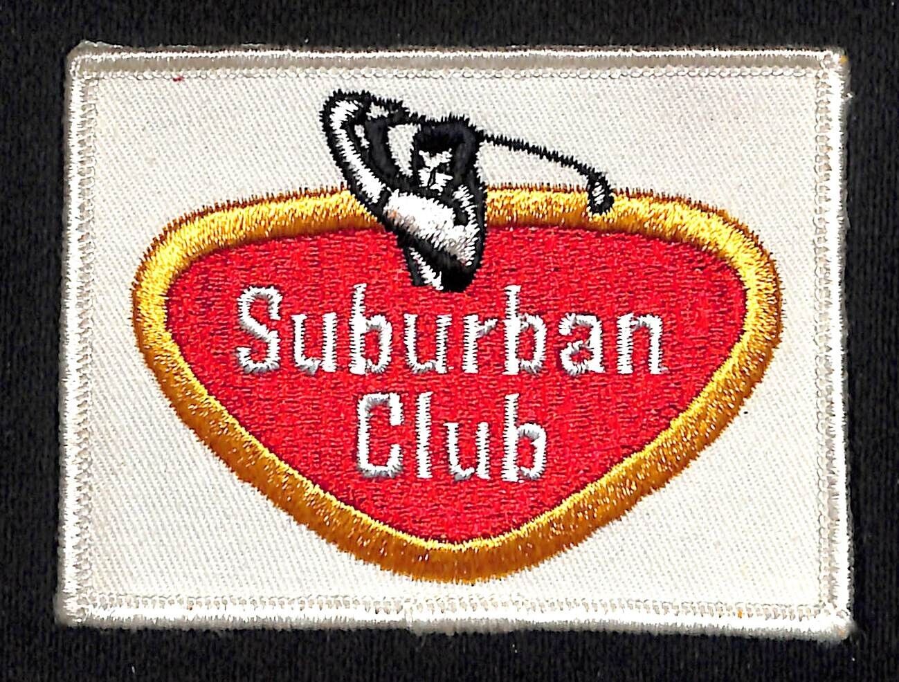 Suburban Club Golfer Embroidered Soda Patch c1950\'s-60\'s VGC Scarce