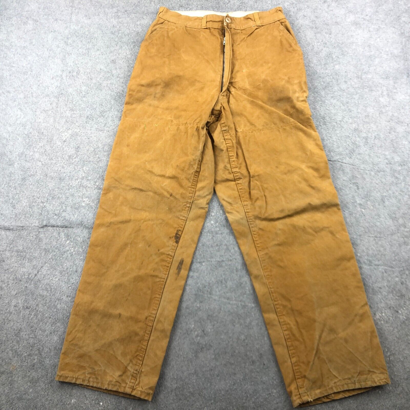 Vintage Canvasback Pants Men\'s 28x28 Duck Brown Outdoors Brush Hunting *