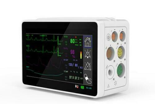 CONTEC Touch ICU CCU Vital Signs Patient Monitor,6 Parameters Mini Machine TS1