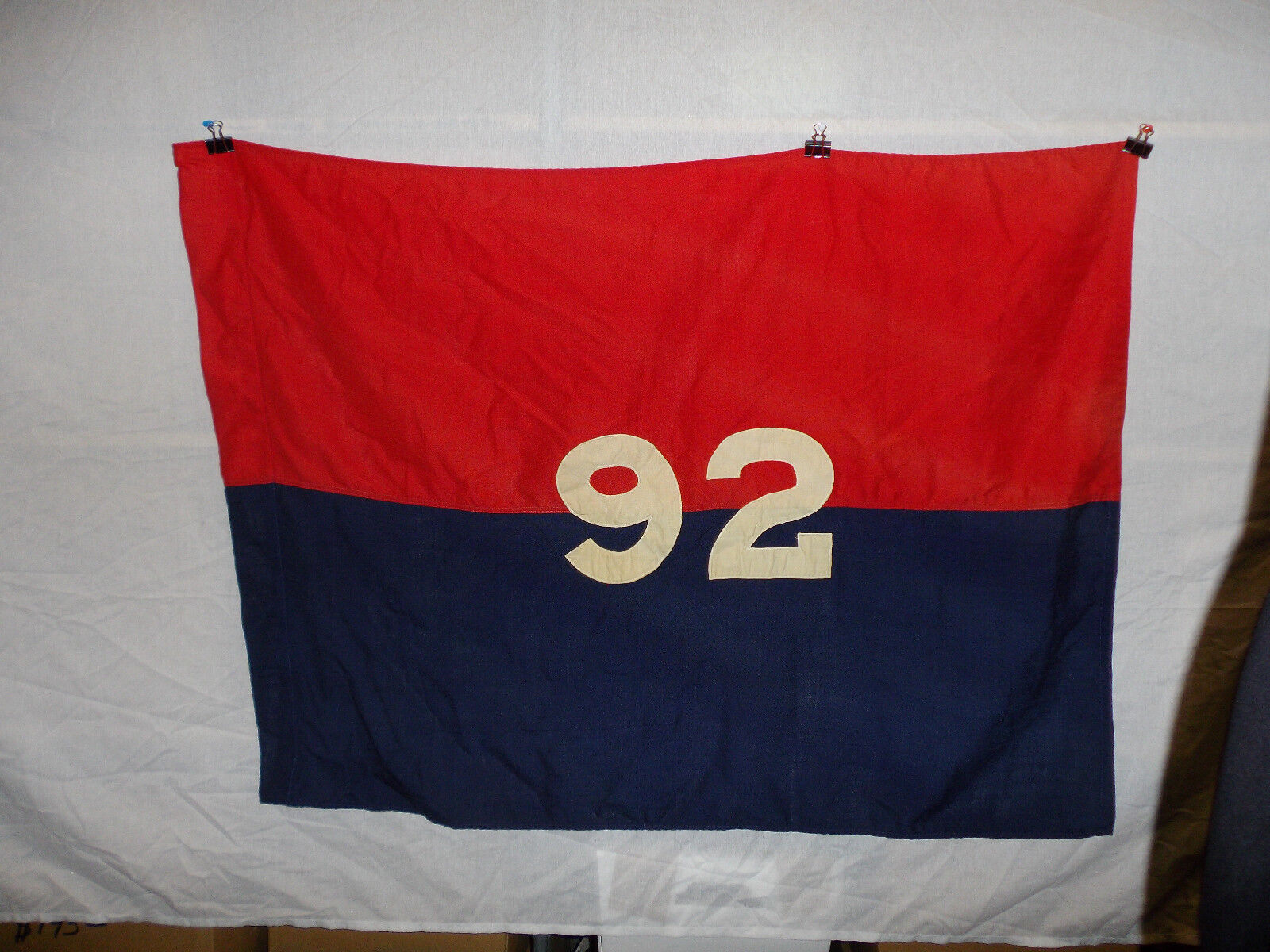 flag255  US Army 92nd Infantry Division Flag Pre 1943 WW 2 style