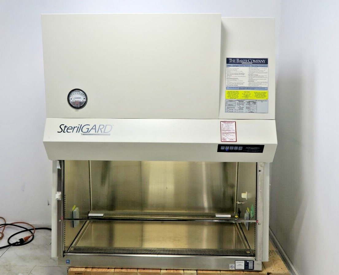 Baker  SG 403A-HE  Biological Safety Cabinet With UV and  Stand