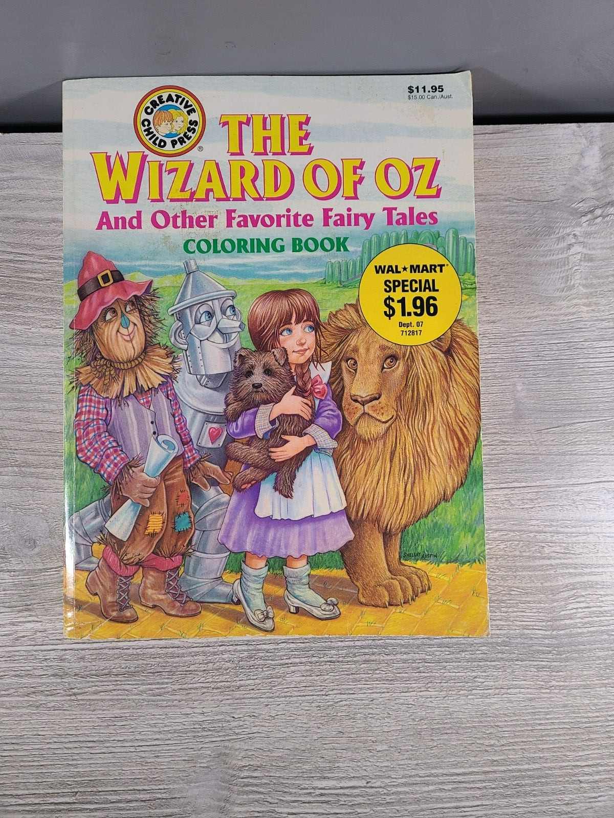 RARE HTF VINTAGE UNUSED ”THE WIZARD OF OZ” COLORING BOOK AND OTHER FAIRY TALES