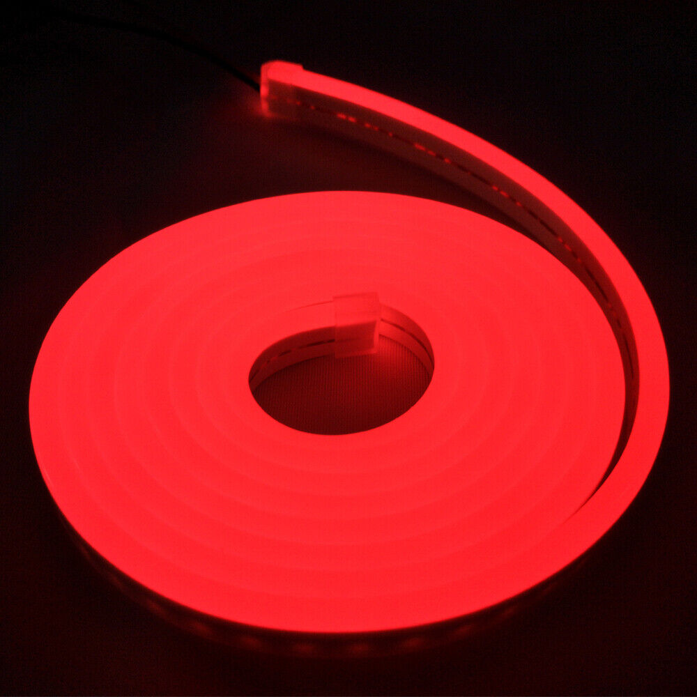 12V Waterproof LED Neon Light Strip Flexible Silicone Tube for Car Boat Kitchen