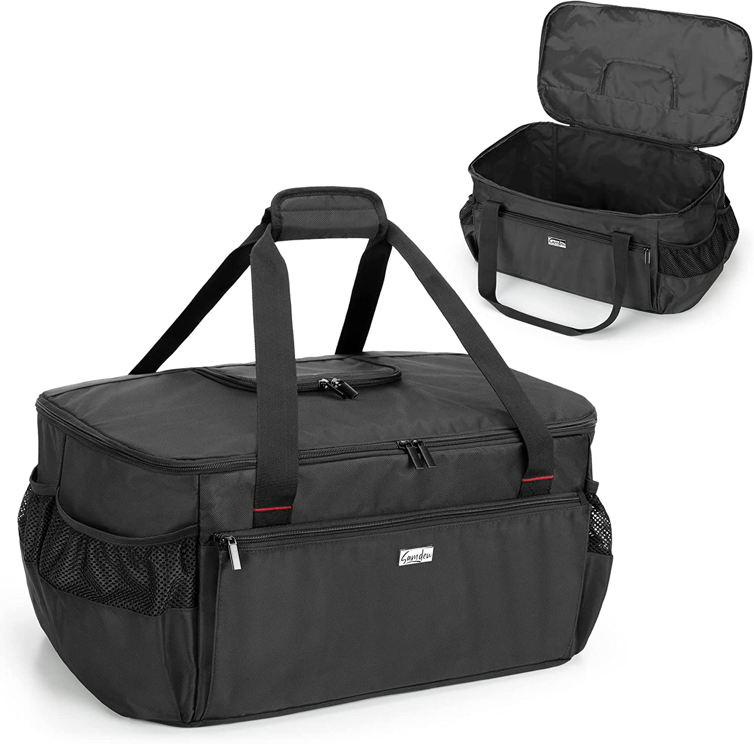 SAMDEW Portable Grill Carry Bag with Weber 1141001 Go-Anywhere Gas Grill Outd...